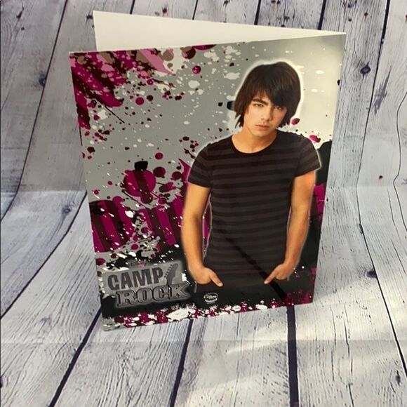 NEW 2008 Disney Camp Rock Joe Jonas Folder | Rare Collectible School Supply - Picture 2 of 6